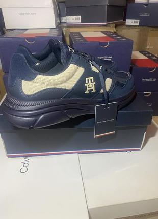 Tommy hilfiger сникерсы modern runnerталиh mix fm0fm04878 cиний5 фото