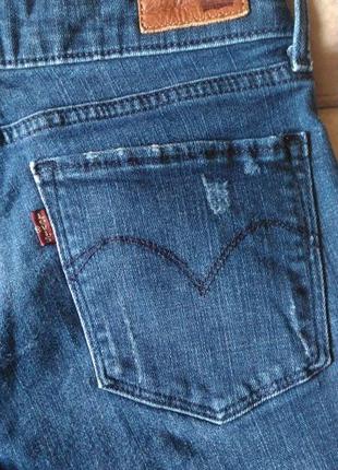 Джинсы levis  247 скинни тёмно-синие  w27 l346 фото