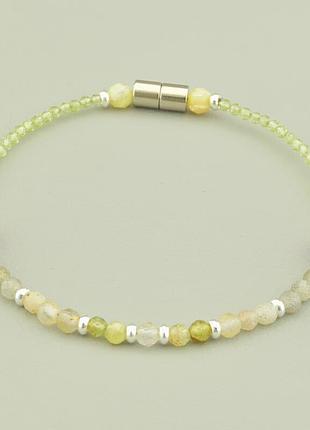 Браслет  самоцветы 18 см.