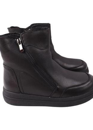 Черевики жіночі renzoni чорні натуральна шкіра, 36