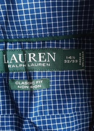 Рубашка lauren ralph lauren размер 32/33, новая с биркой10 фото