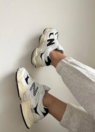 Кроссовки new balance 9060 white/black4 фото