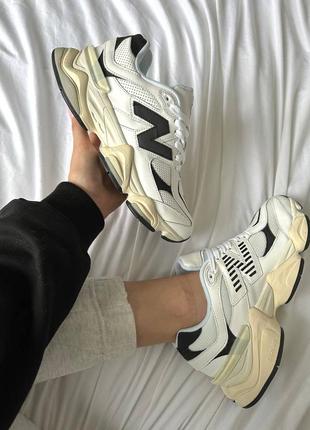 Кроссовки new balance 9060 white/black6 фото