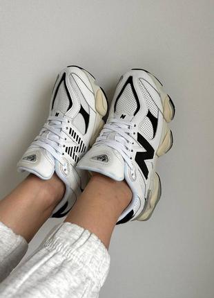 Кроссовки new balance 9060 white/black3 фото