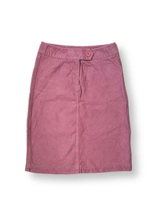 Винтажная розовая вельветовая юбка