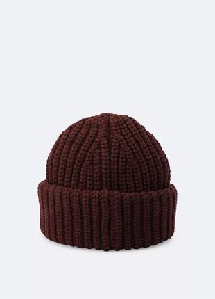 Новая зимняя шапка calvin klein ( ck ribbed knit beanie hat ) с америки2 фото