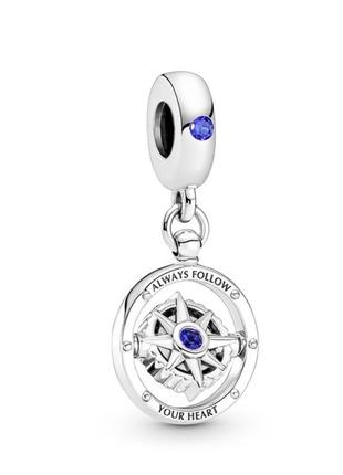 Серебряная бусина шарм подвеска подвеса бусина серебро пандора pandora silver s925 925 проба ale с биркой и пломбой клипса шарм-клипса