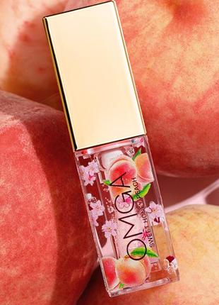 Блеск для губ фруктовый персик