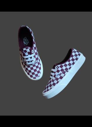 Кеди в клітинку vans authentic checkerboard