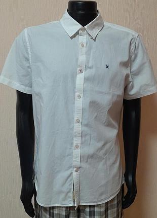 Стильная рубашка белого цвета с короткими рукавами gaastra, молниеносная отправка