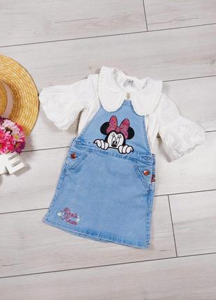 Сарафан primark с minnie mause