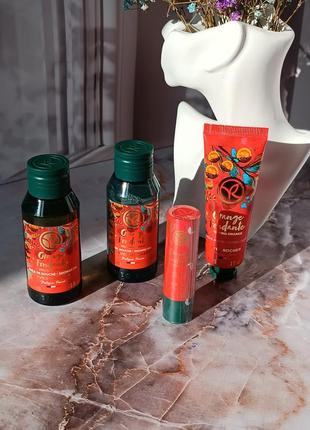 Набор лимитированная новогодняя коллекция "апельсин в шоколаде" yves rocher