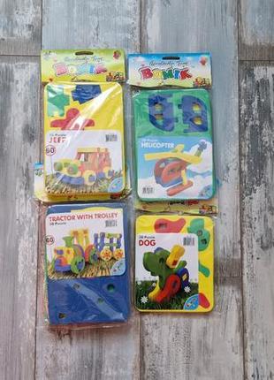 Объемный конструктор из мягкого полимера