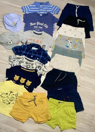Лот фирменной детской одежды 9-12 месяцев