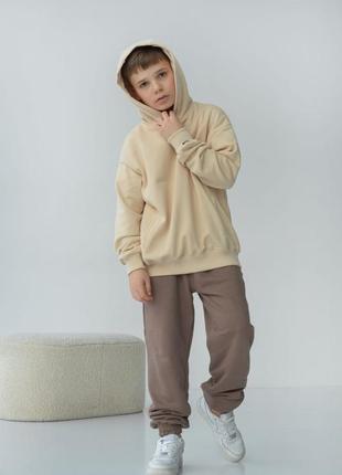 Спортивний костюм якісна трьохнитка не кашлатиться для хлопчика oversize unisex family look