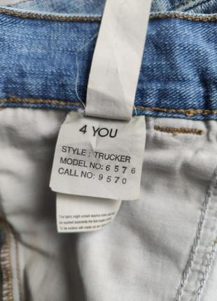 Джинси 4you trucker 34/34 blue9 фото