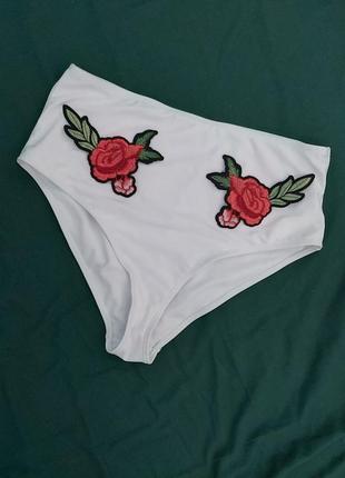 Высокие плавки с вышивкой asos3 фото