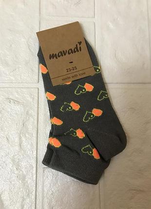 Шкарпетки укорочені р.36-40(23-25)носки сетка виробник україна