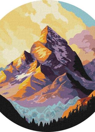 Картина по номерам "краски природы" ©art_selena_ua идейка kho-r1016 диаметр 29 см