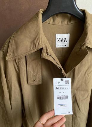 Zara тренч плащ пальто10 фото
