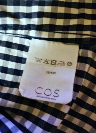 Ідеальна бавовняна сорочка у клітинку популярного шведського бренду cos.5 фото
