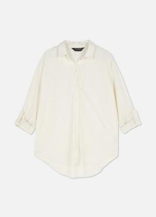 Блуза, рубашка молочного цвета l, xl, 2xl