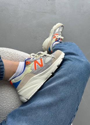 Кроссовки new balance 990 v6 beige/blue/orange3 фото