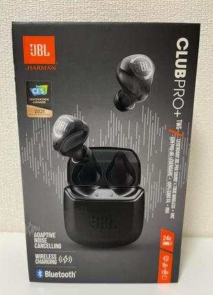 Беспроводные наушники jbl club pro+ tws (jblclubproptwsblk)