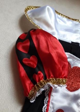 Карнавальна сукня червова дама 8-10р5 фото
