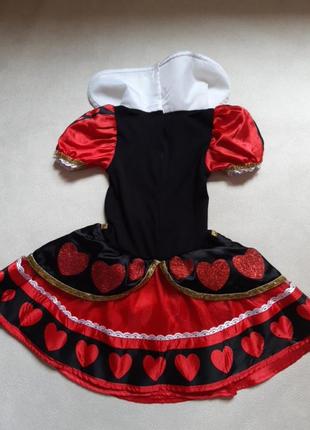 Карнавальна сукня червова дама 8-10р7 фото