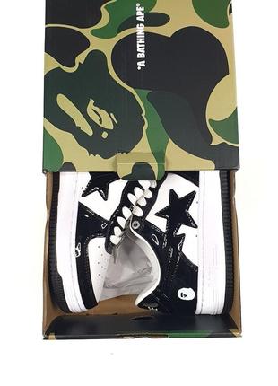 Женские кроссовки bape sta m2 patent люкс качество