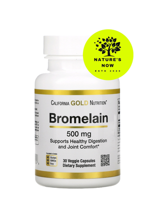 Бромелаїн 500 мг — 30 капсул/california gold nutrition, сша