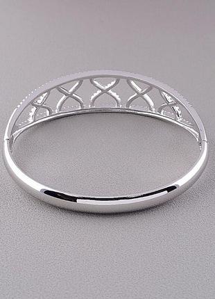 Оригинальный браслет   xuping не темнеет  фианит 17 см.  родий3 фото