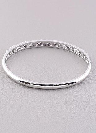 Оригинальный браслет   xuping не темнеет  фианит 17 см.  родий3 фото