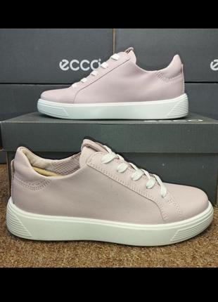 Кеды кожаные ecco street 1