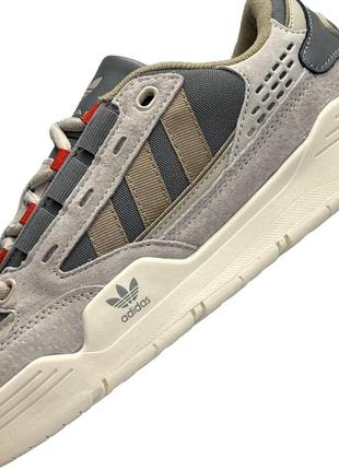 Мужские кроссовки adidas originals adi2000 grey olive red6 фото