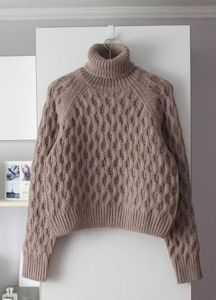 Крутий теплий вязаний светр від h&m