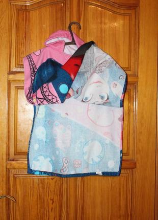 Детское пляжное полотенце пончо леди баг2 фото