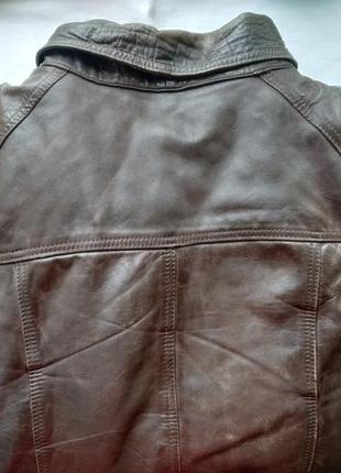Куртка мужская кожаная с утепленной подкладкой, размер xl, из к/ф бандитский петербург.5 фото