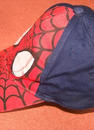 Кепка спайдермен 100% хлопок marvel spider-man 3-6 лет3 фото