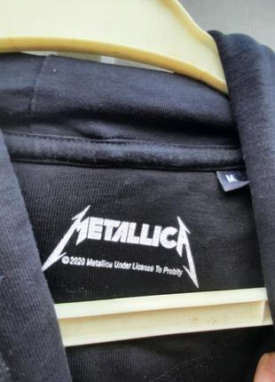 Мужская кофта худи metallica.3 фото