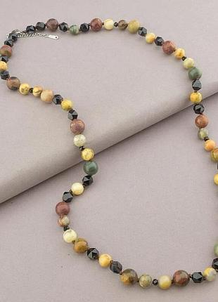 Буси яшма, агат 68 см.