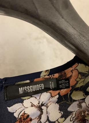 Легка сукня missguided з квітковим принтом плаття3 фото