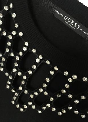 Свитер кофта блуза  камни сваровски бренд  guess оригинал chanel gucci dior5 фото