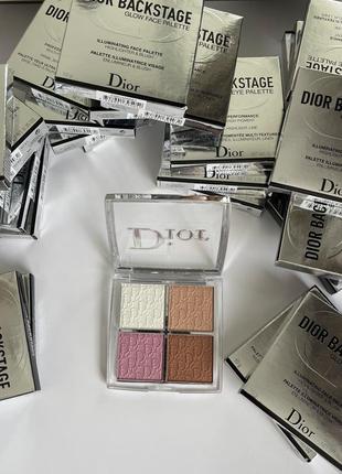 Хайлайтер диор dior backstage glow face palette 001 universal2 фото