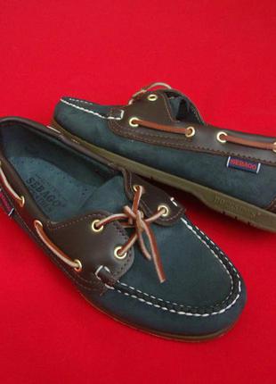 Мокасины sebago натур кожа 37 разм