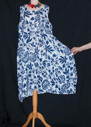 Италия платье боченок боченком сарафан с широкими бедрами  свободное1 фото