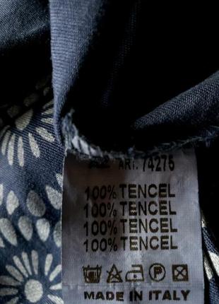 Новая тенселевая 100% tencel  блуза оверсайз  италия1 фото