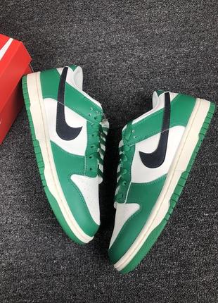 Кроссовки nike dunk low se lottery pack malachite green найк данки зеленые