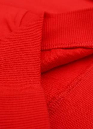 Красное худи для мальчиков с капюшоном 6, 7, 8, 9 лет турченка3 фото
